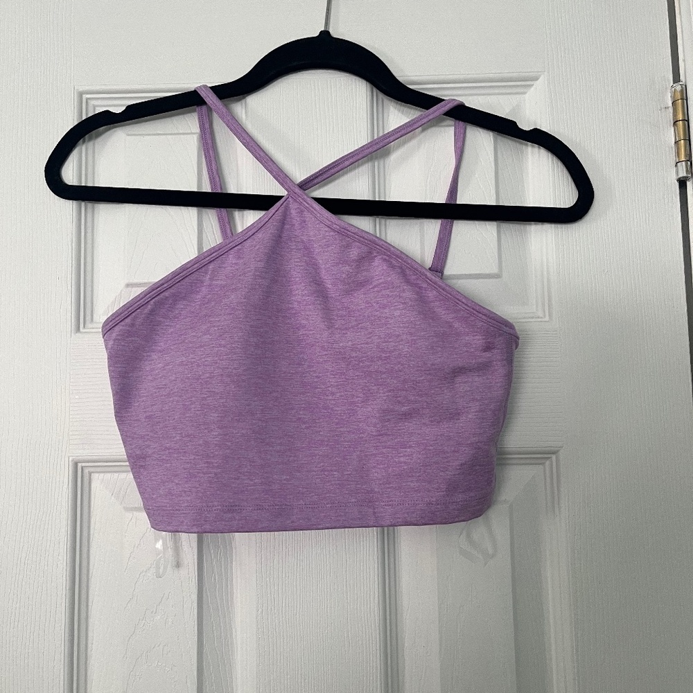 Lilac Aerie crop top; size s